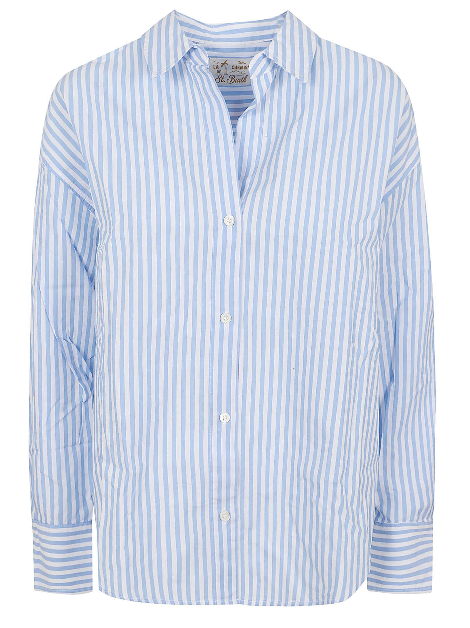 Camicia donna<BR/> CRISTAL 01942L COTTON STRIPES V SB  MC 2 