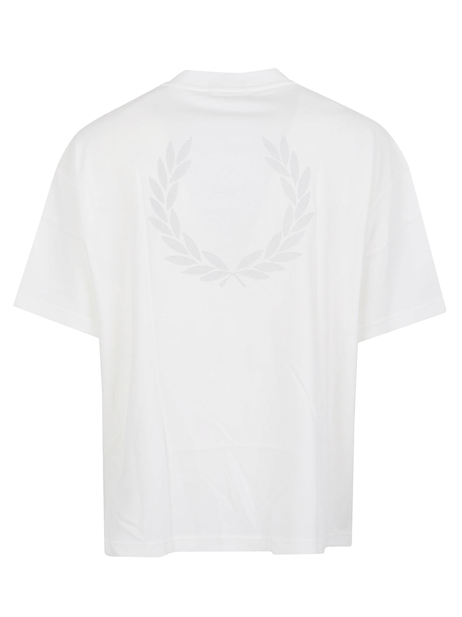 Maglia uomo a maniche corte FPM2474 129 Snow White FRED PERRY 