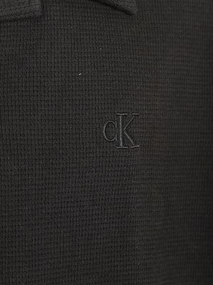 Camicia uomo LV04RC247G UB1 Black CALVIN KLEIN 