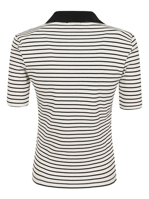 Polo donna LV047F835G XDY BLACK STRIPE CALVIN KLEIN 