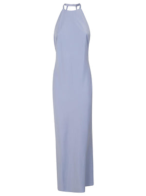 Abito donna AB4040UNI DUSTY BLUE Dusty Blue SILENCE 