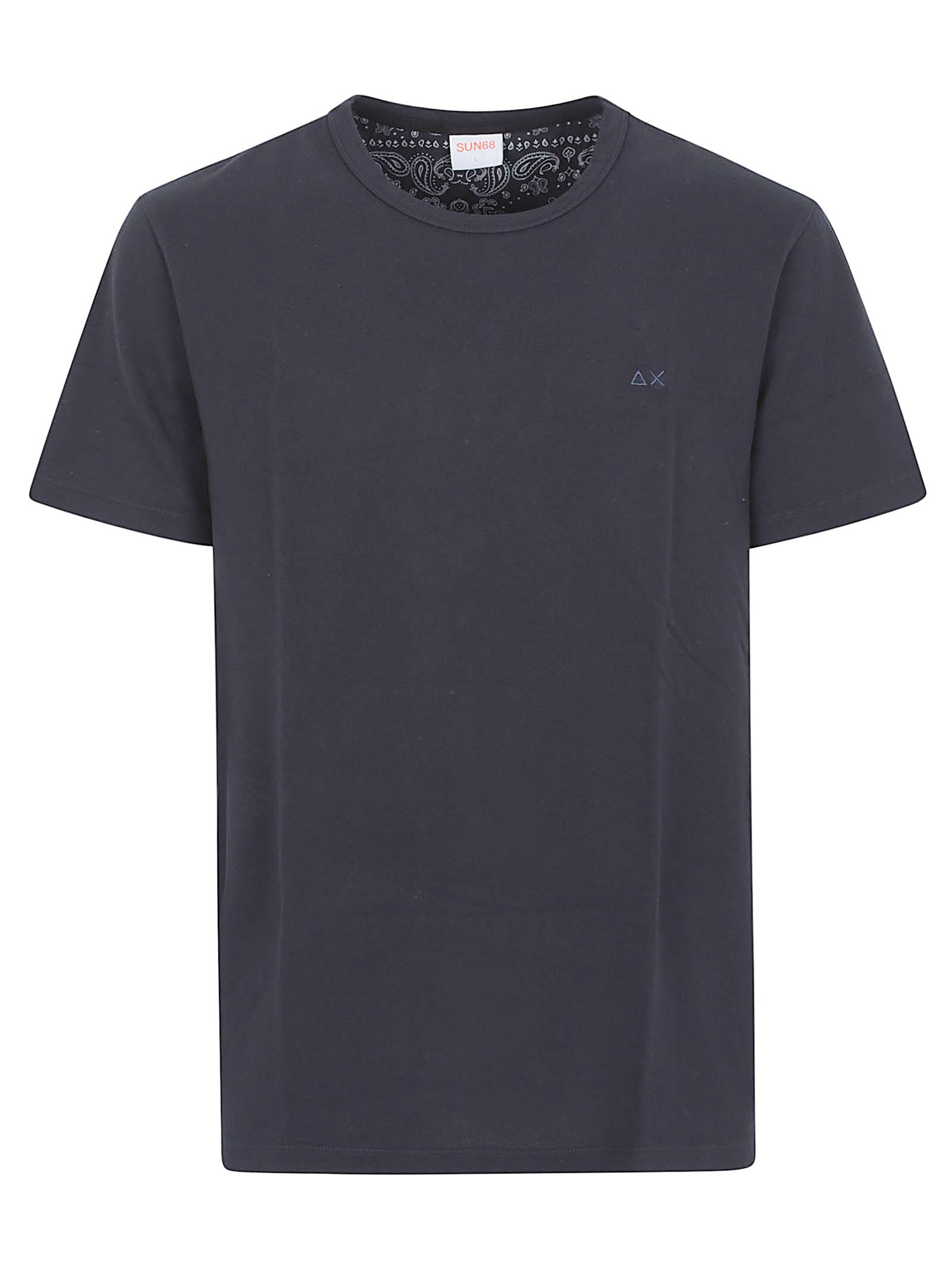 MAGLIETTA UOMO MANICA CORTA T36123 07 NAVY BLUE SUN68 