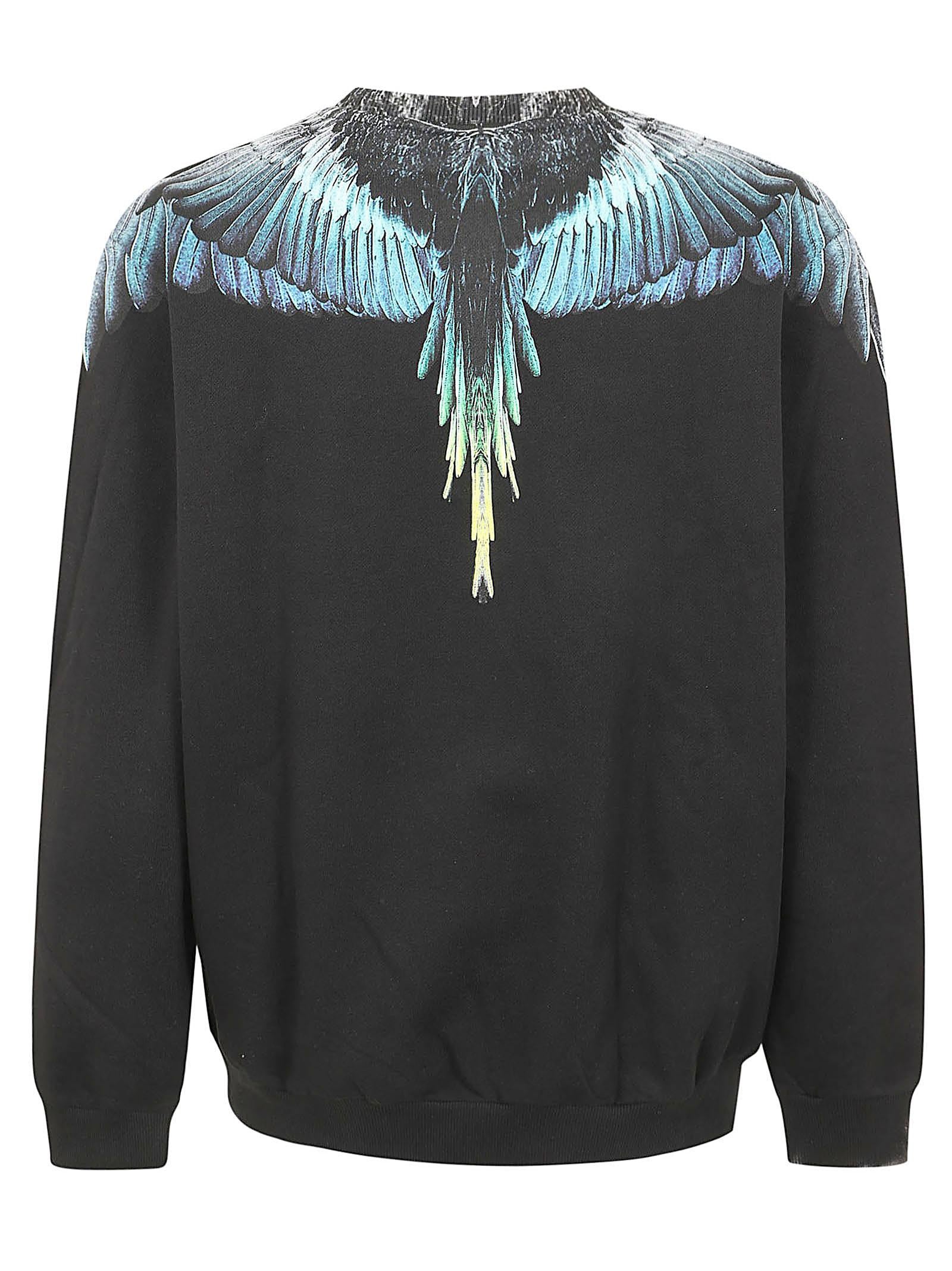 Felpa uomo S6CMMASW024 110 Nero MARCELO BURLON 