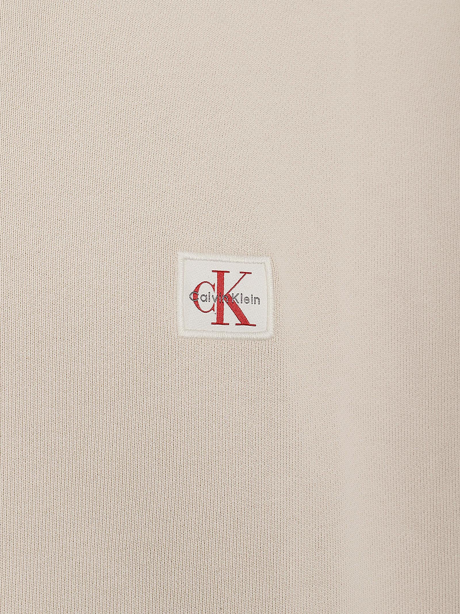 Felpa uomo<BR/> LV04RC273G 2JX OATMEAL CALVIN KLEIN 