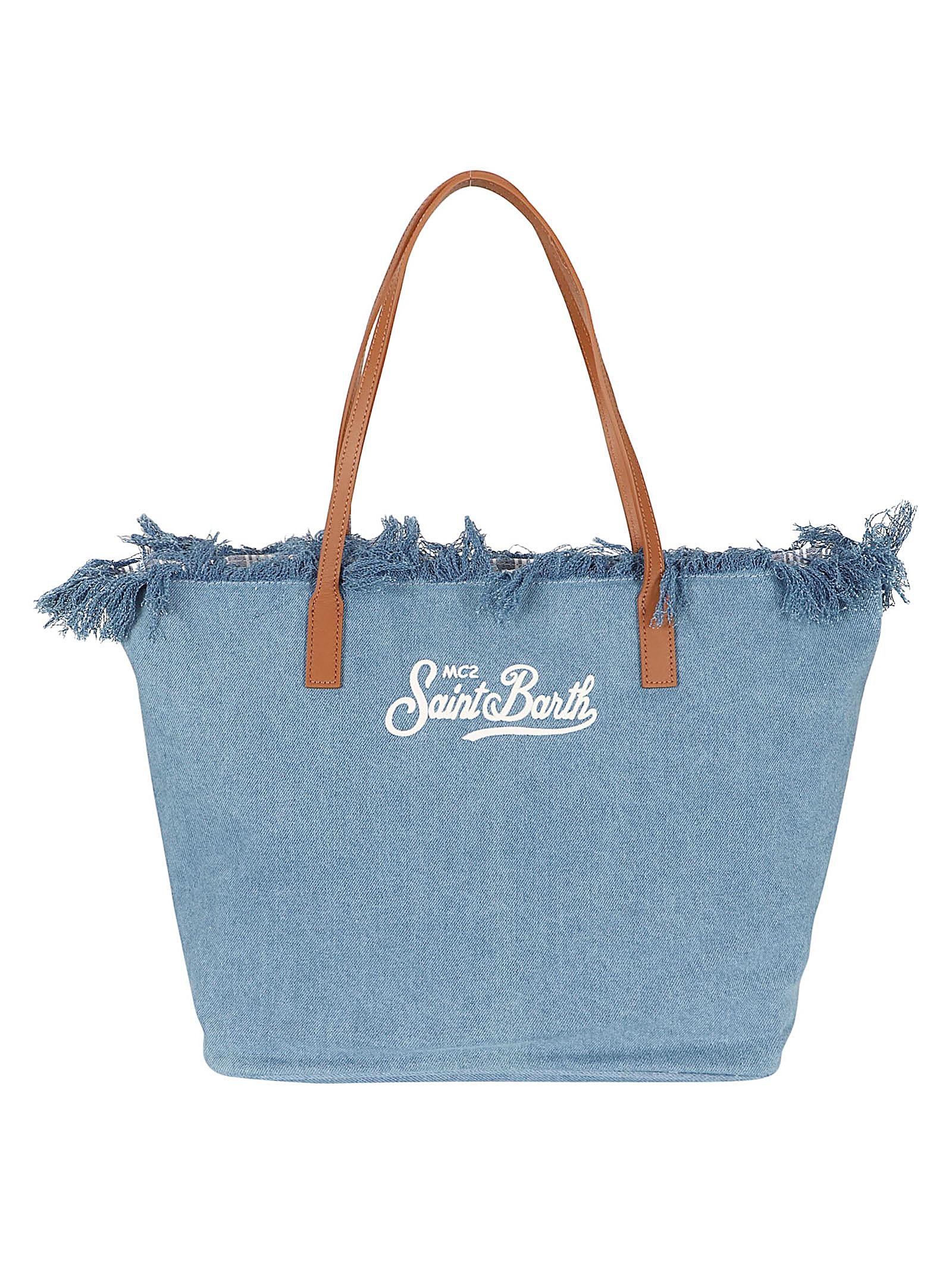 Borsa donna CITY BAG FRINGE 00436L DENIM EMB  MC 2 