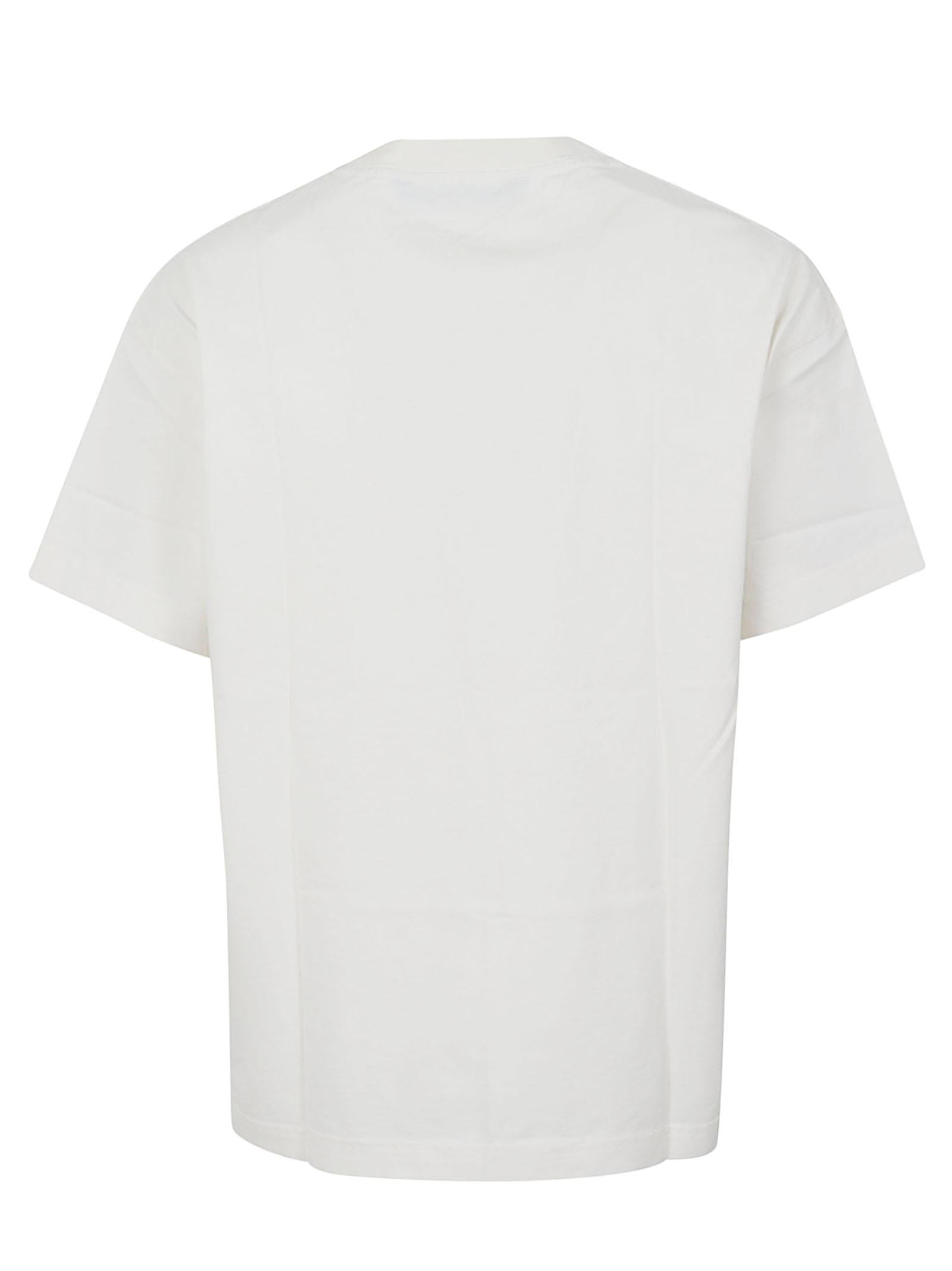 Maglietta uomo manica corta PMAA109S26JER008 0310 OFF WHITE-BLACK PALM ANGELS 
