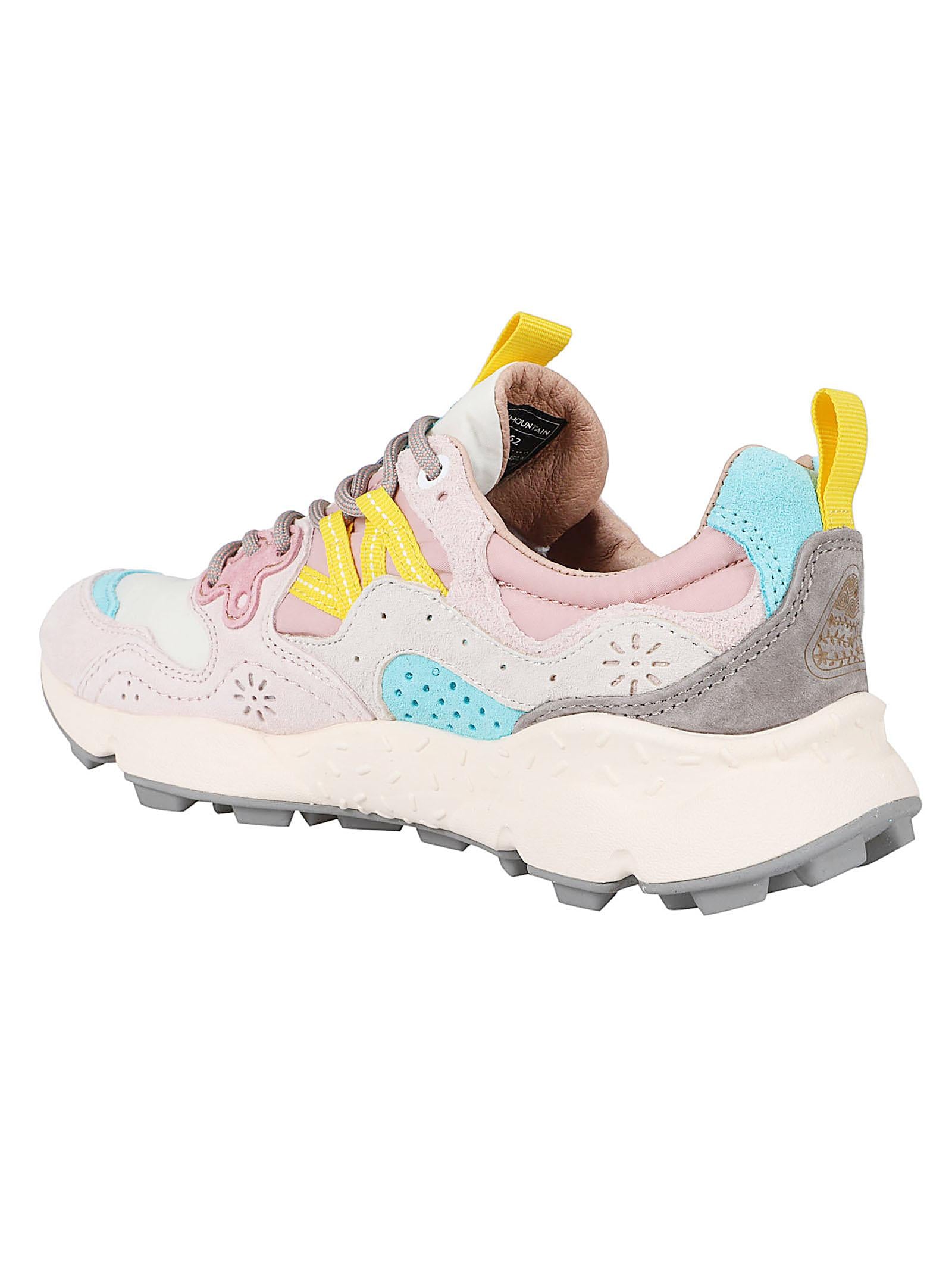Scarpa donna in suede<BR/> 2017817 LIGHT PINK-OFFWHITE-PINK  FLOWER MOUNTAIN 