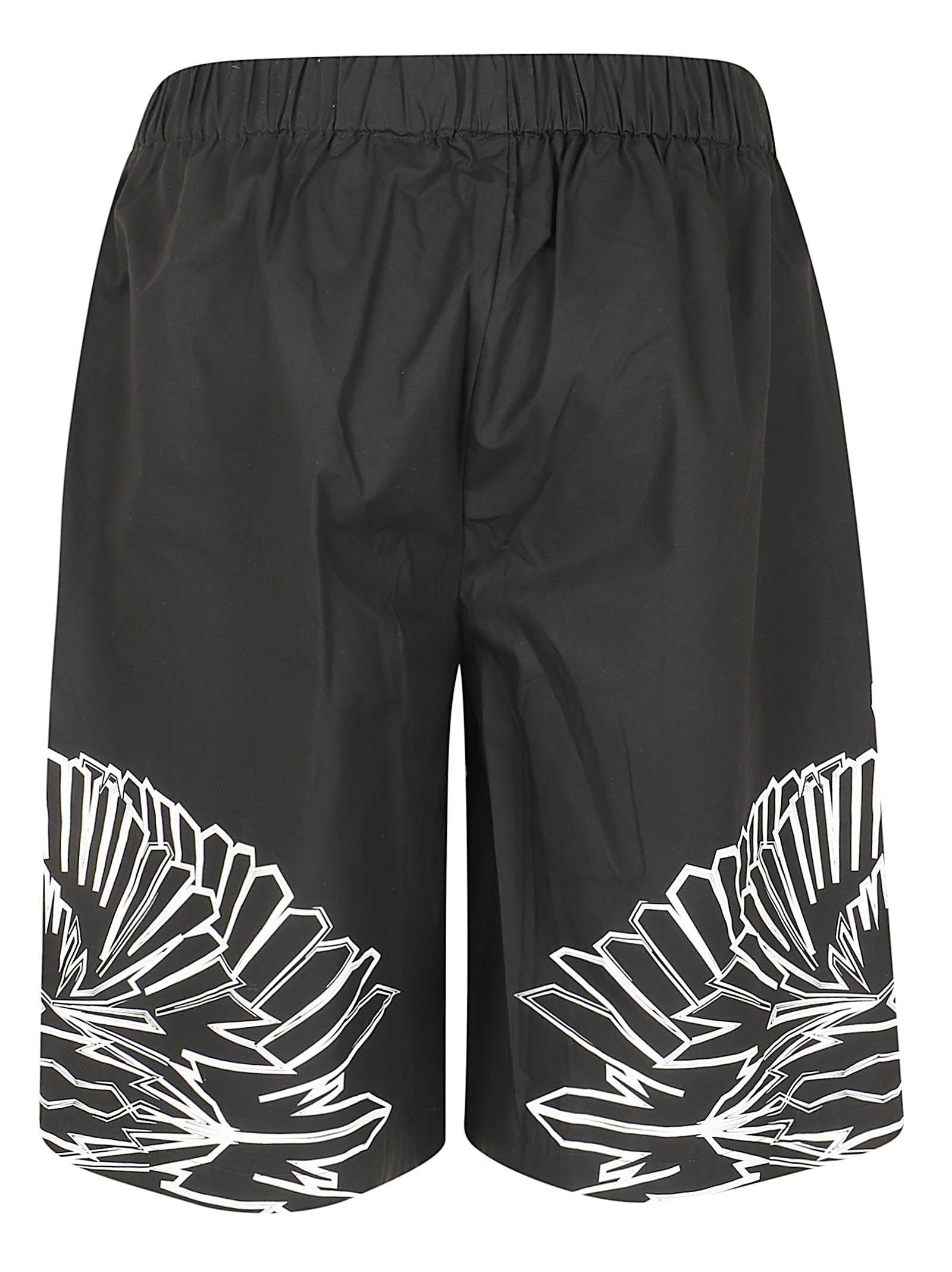Pantaloncino uomo S6CMMABE012 110 Nero MARCELO BURLON 