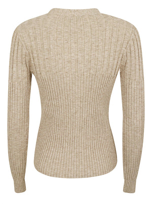 Cardigan donna LV047E331G 5FZ TUSCAN BEIGE SPACE DYE CALVIN KLEIN 