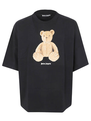 Maglietta uomo manica corta<BR/> PMAA10BS26JER004 1060 BLACK-BROWN PALM ANGELS 