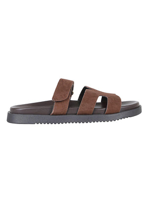 Ciabatte donna SMSMISSILE-E DBRW DARK BROWN SUEDE STEVE MADDEN 