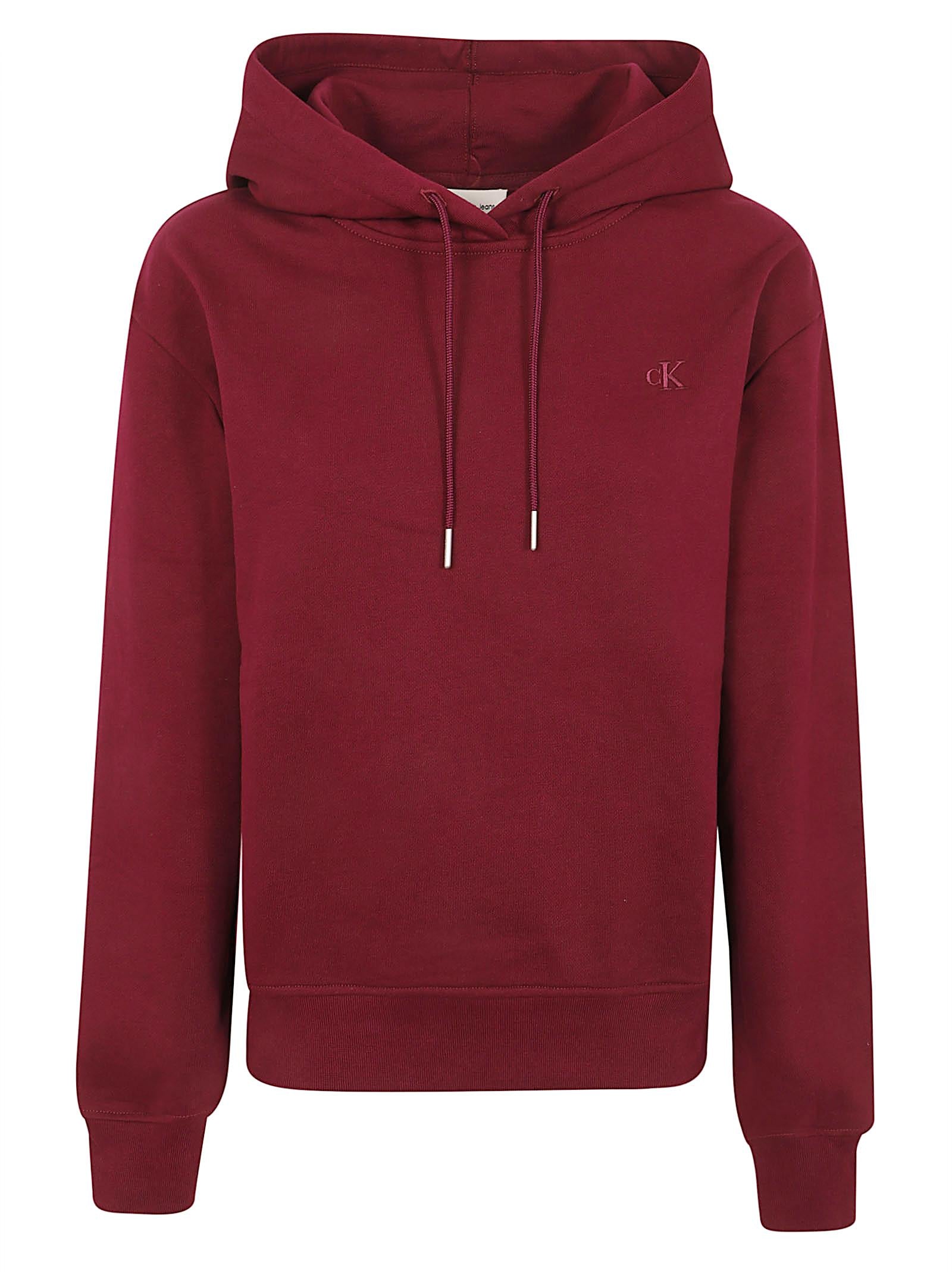 Felpa donna<BR/> LV047C224G 2E5 BERRY GLAZE CALVIN KLEIN 