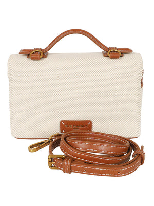 Borsa donna RIVIERA TROUSSE CANVAS BROWN  RUE MADAM 