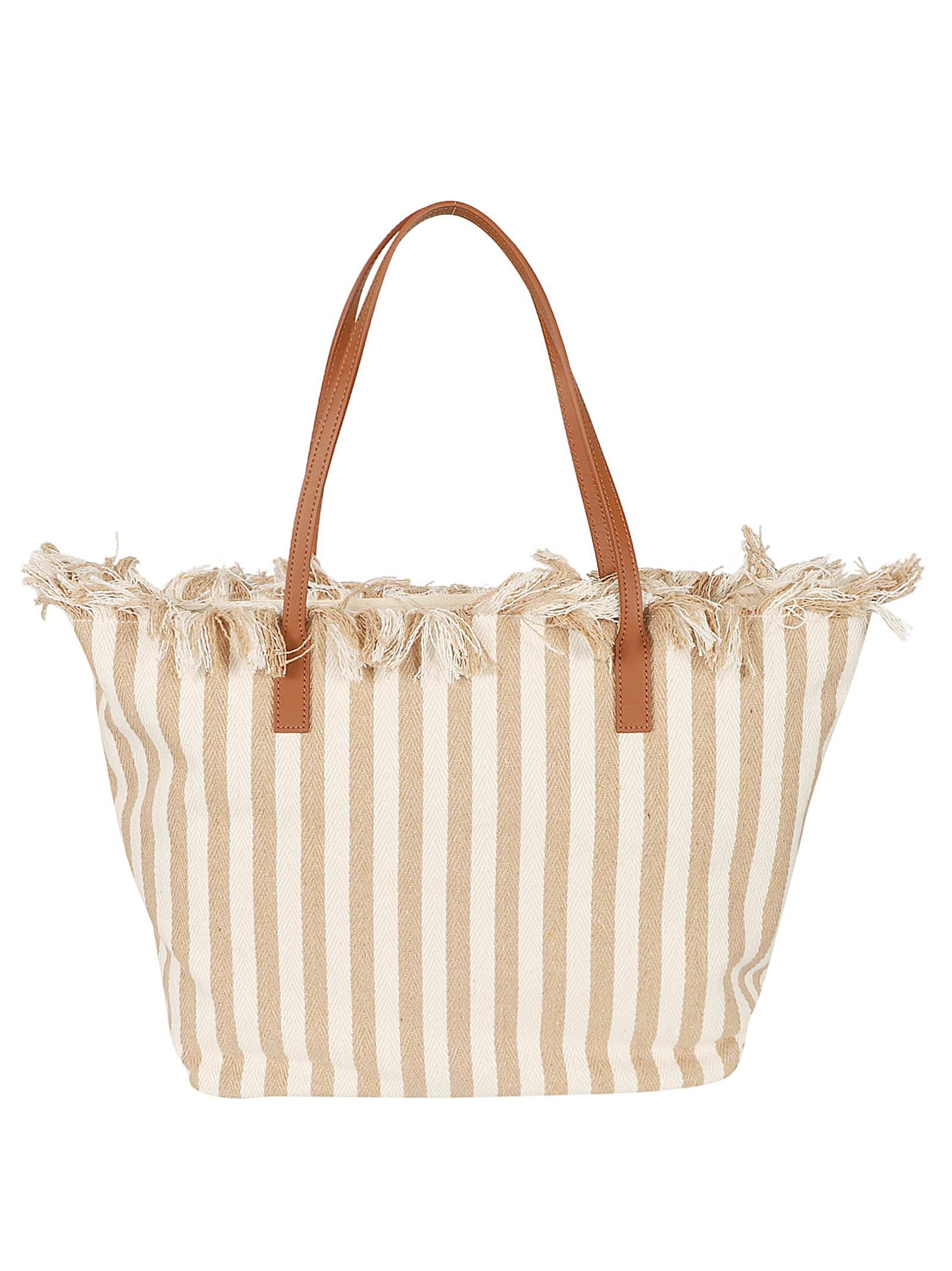 Borsa donna CITY BAG FRINGE 01763L HB STRIPES 19 EMB  MC 2 