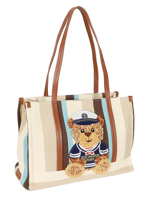 Borsa donna MARVIN SHOPPING SUMMER MULTI BROWN  RUE MADAM 