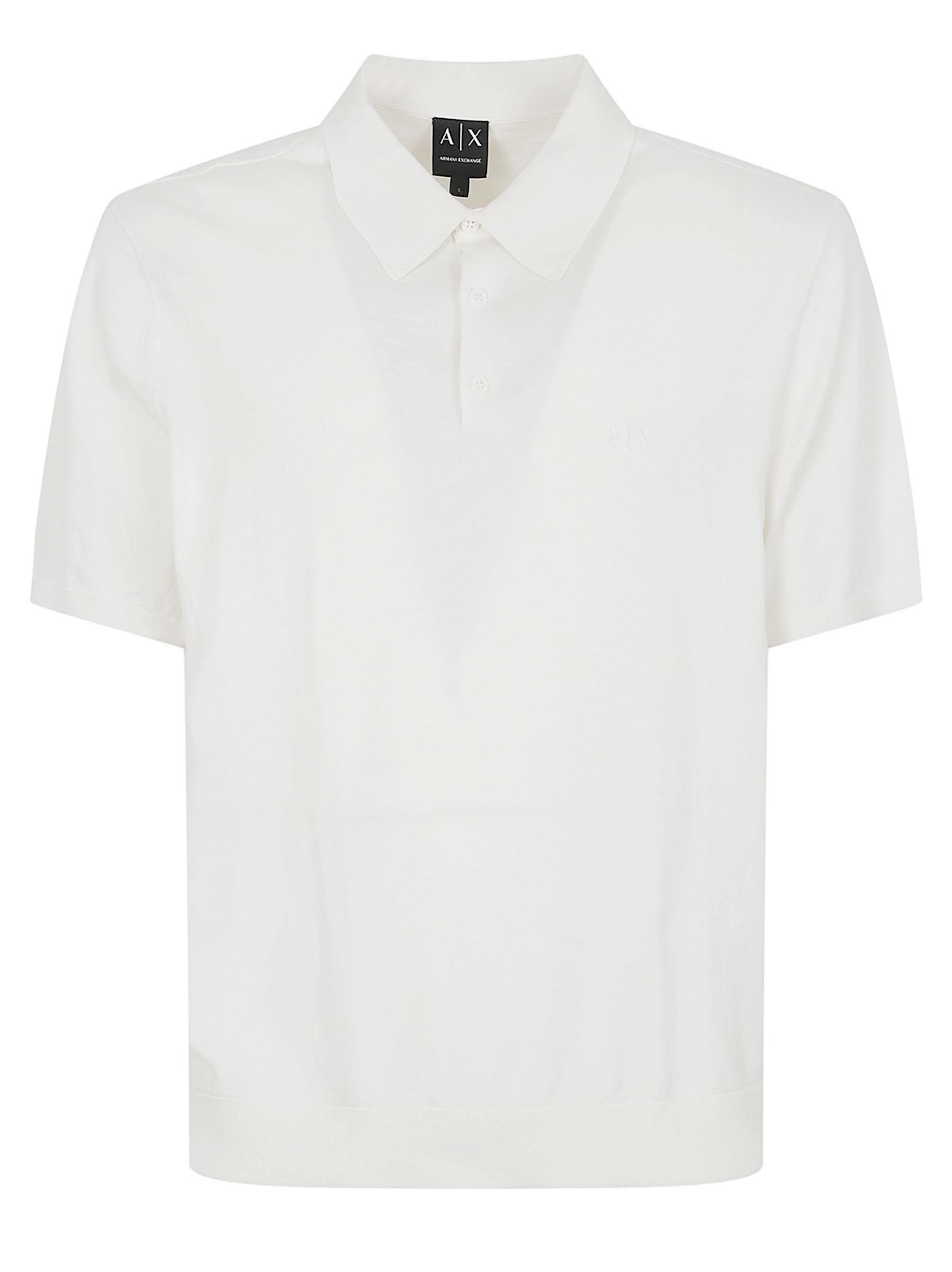Polo uomo 8NZF5D ZM3JZ1116 OFF WHITE ARMANI EXCHANGE 