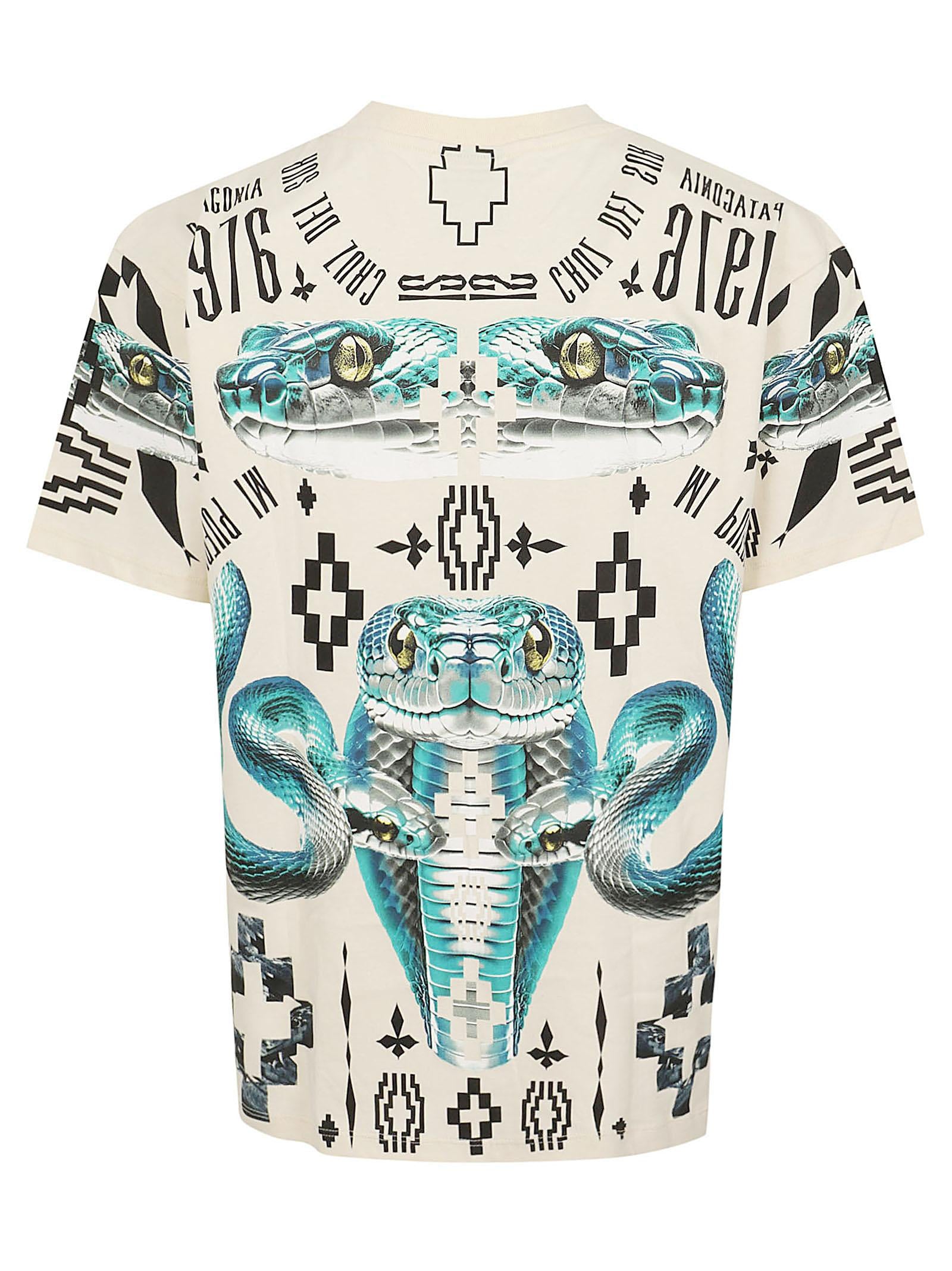 Maglietta manica corta<BR/> S6CMMATH037 412 COCCO MARCELO BURLON 