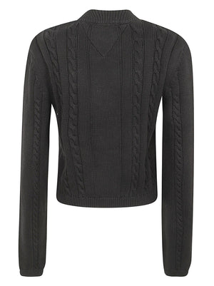 Maglione donna DW0DW22301 BDS Black TOMMY HILFIGER 