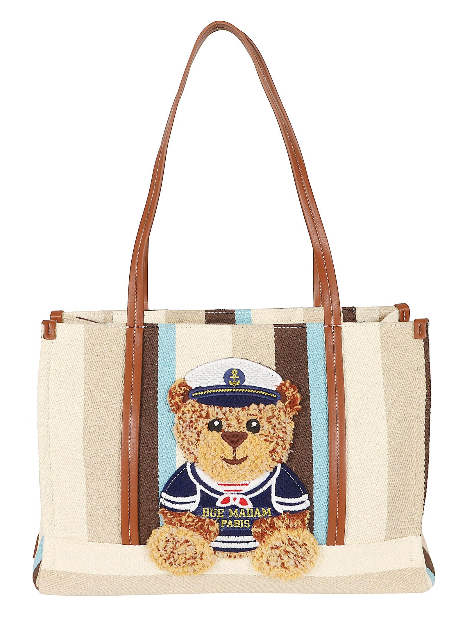 Borsa donna MARVIN SHOPPING SUMMER MULTI BROWN  RUE MADAM 