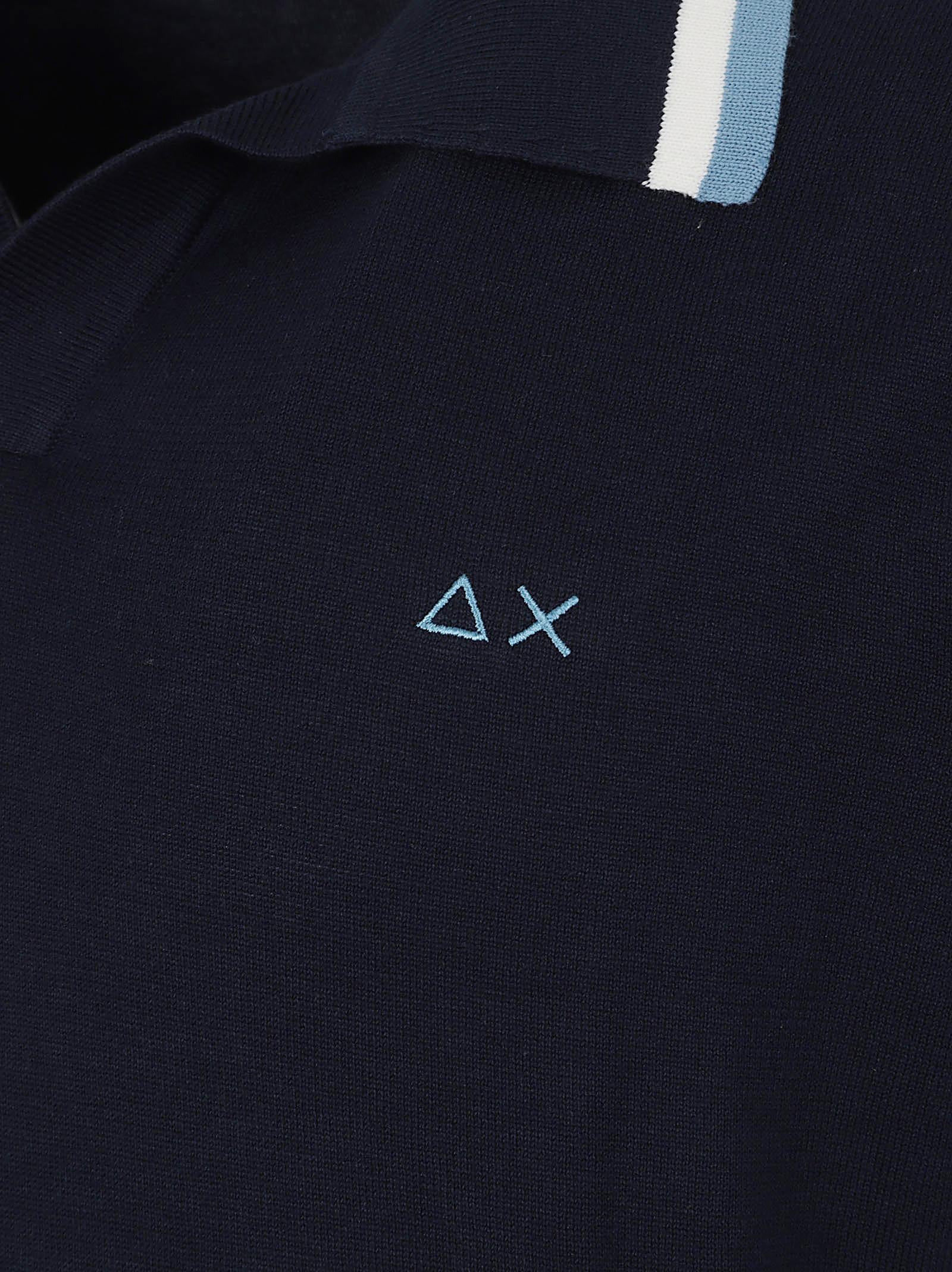 POLO UOMO K36111 07 NAVY BLUE SUN68 