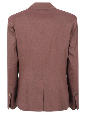 Giacca donna 106597 A34IL78 MARRONE TERRA X PIANTE PINKO 