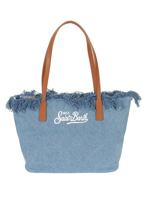 Borsa donna CITY BAG MID FRINGE 00436L DENIM EMB  MC 2 