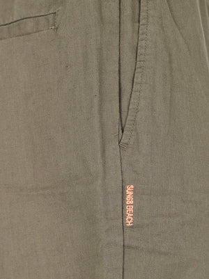 Pantaloni uomo P36120 37 Verde scuro SUN68 