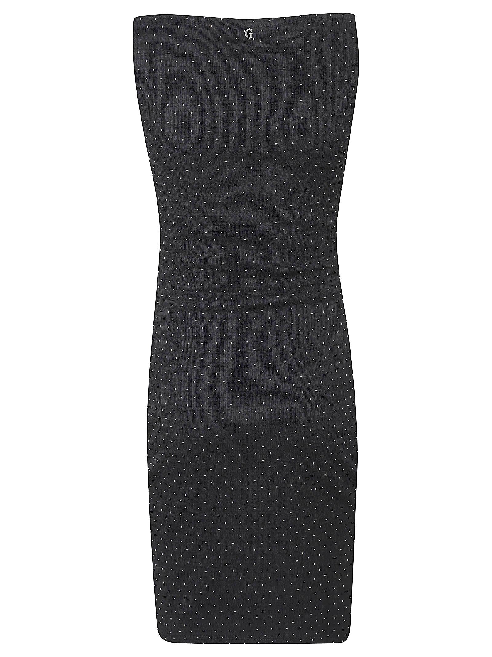 Abito stretch donna<BR/> W6GKA1K3488 JBLK JET BLACK A996 GUESS 