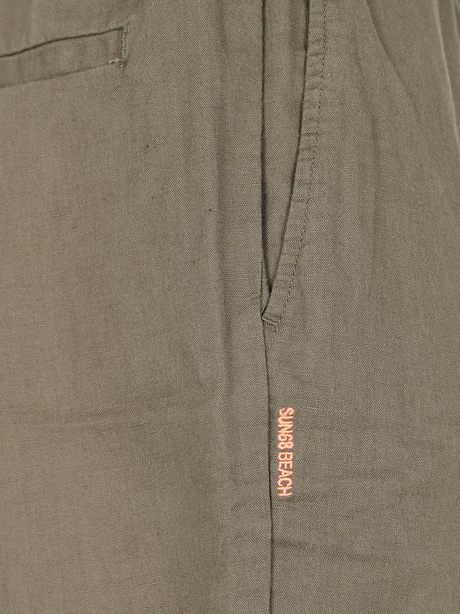 Pantaloni uomo P36120 37 Verde scuro SUN68 