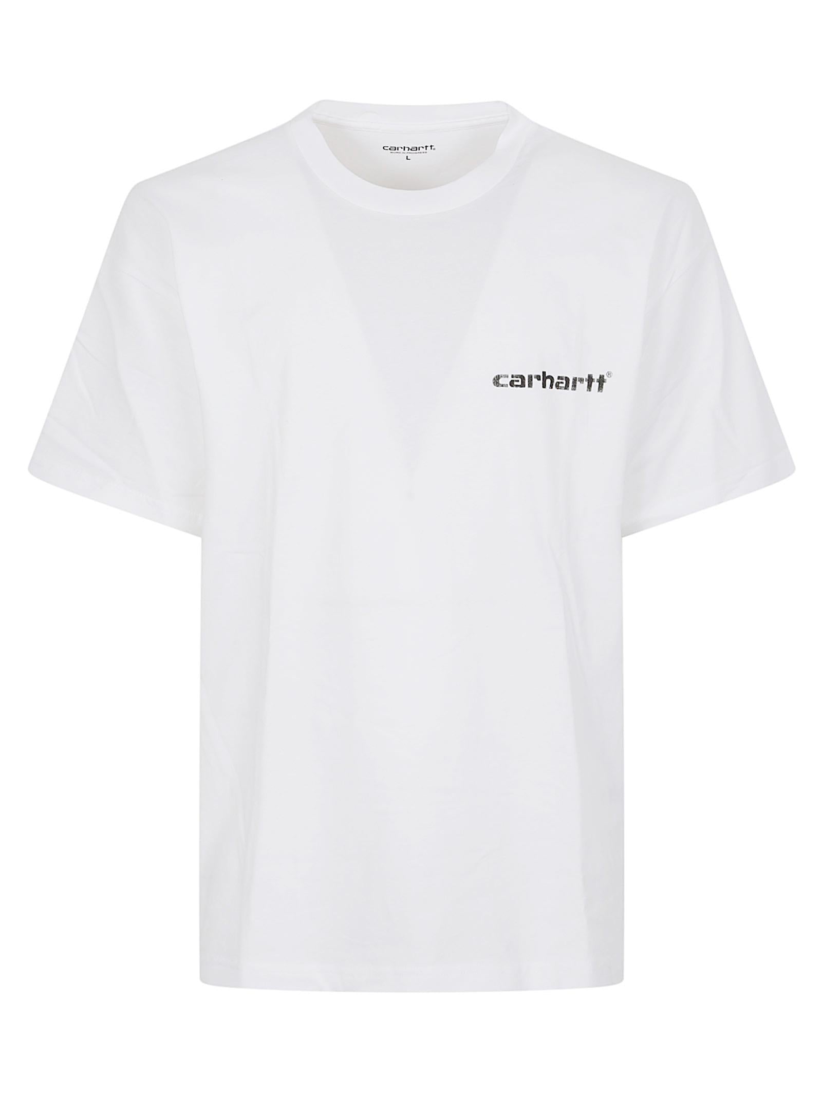 MAGLIETTA UOMO MANICA CORTA I036012 WHITE  CARHARTT 
