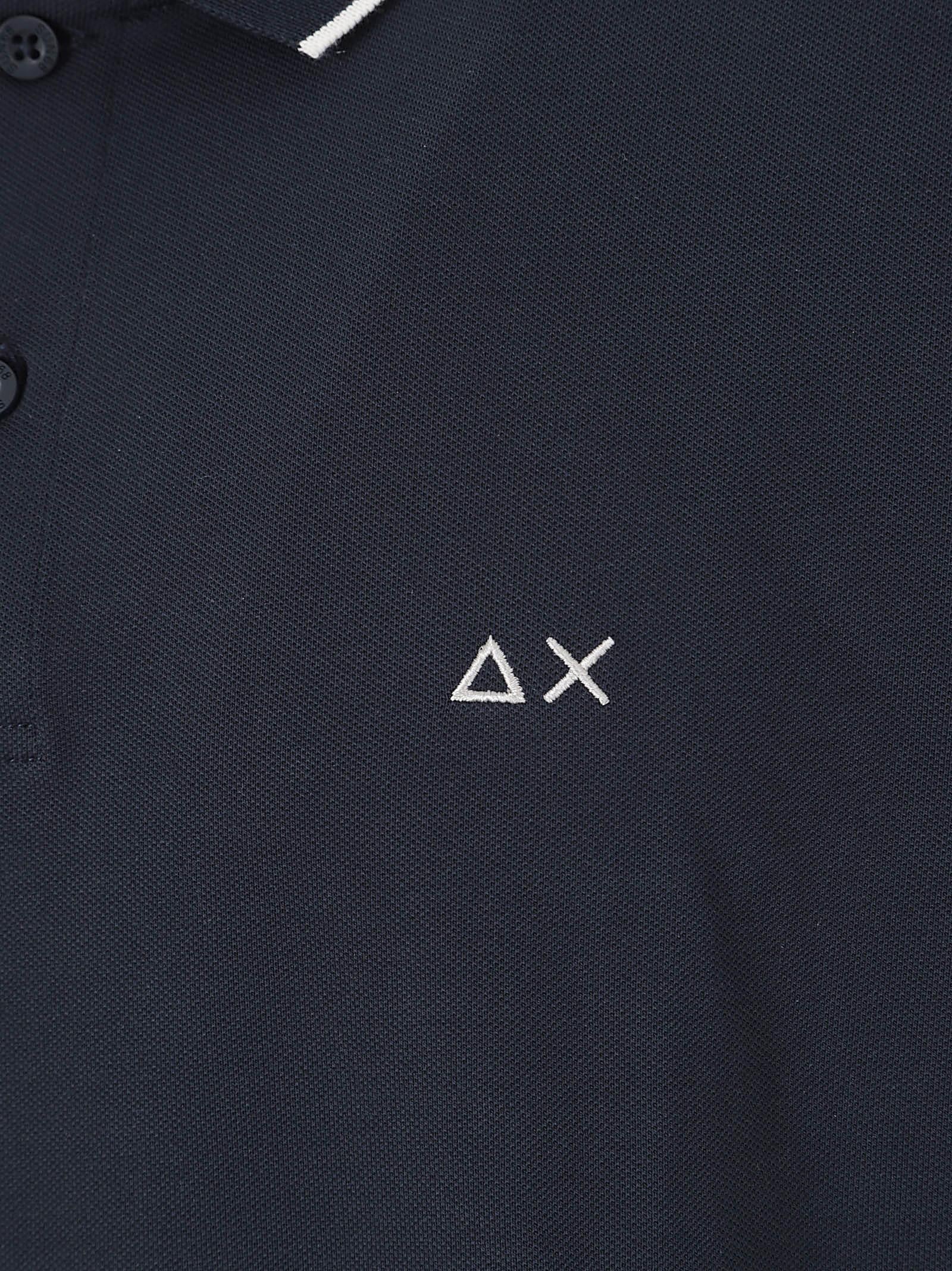 POLO UOMO A36111 07 NAVY BLUE SUN68 
