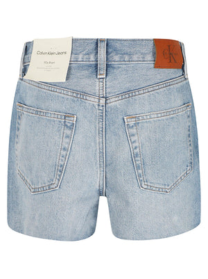 Pantaloncino donna LV047F765G XHE BARDOT BLUE CALVIN KLEIN 
