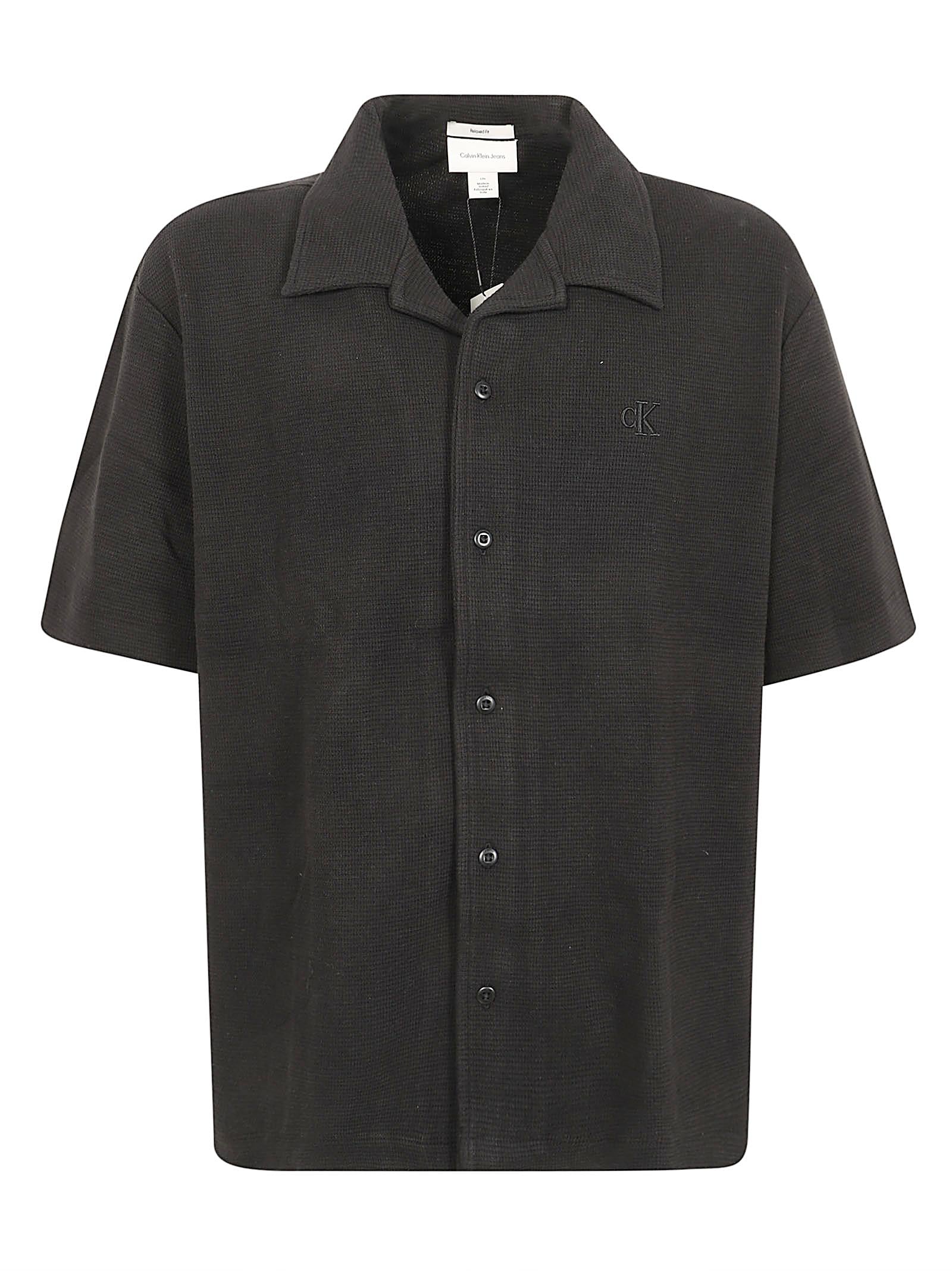 Camicia uomo LV04RC247G UB1 Black CALVIN KLEIN 