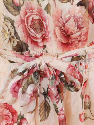 Abito donna<BR/> W6GKAEW2555 PMM9 COSMIC PEONY PRINT GUESS 
