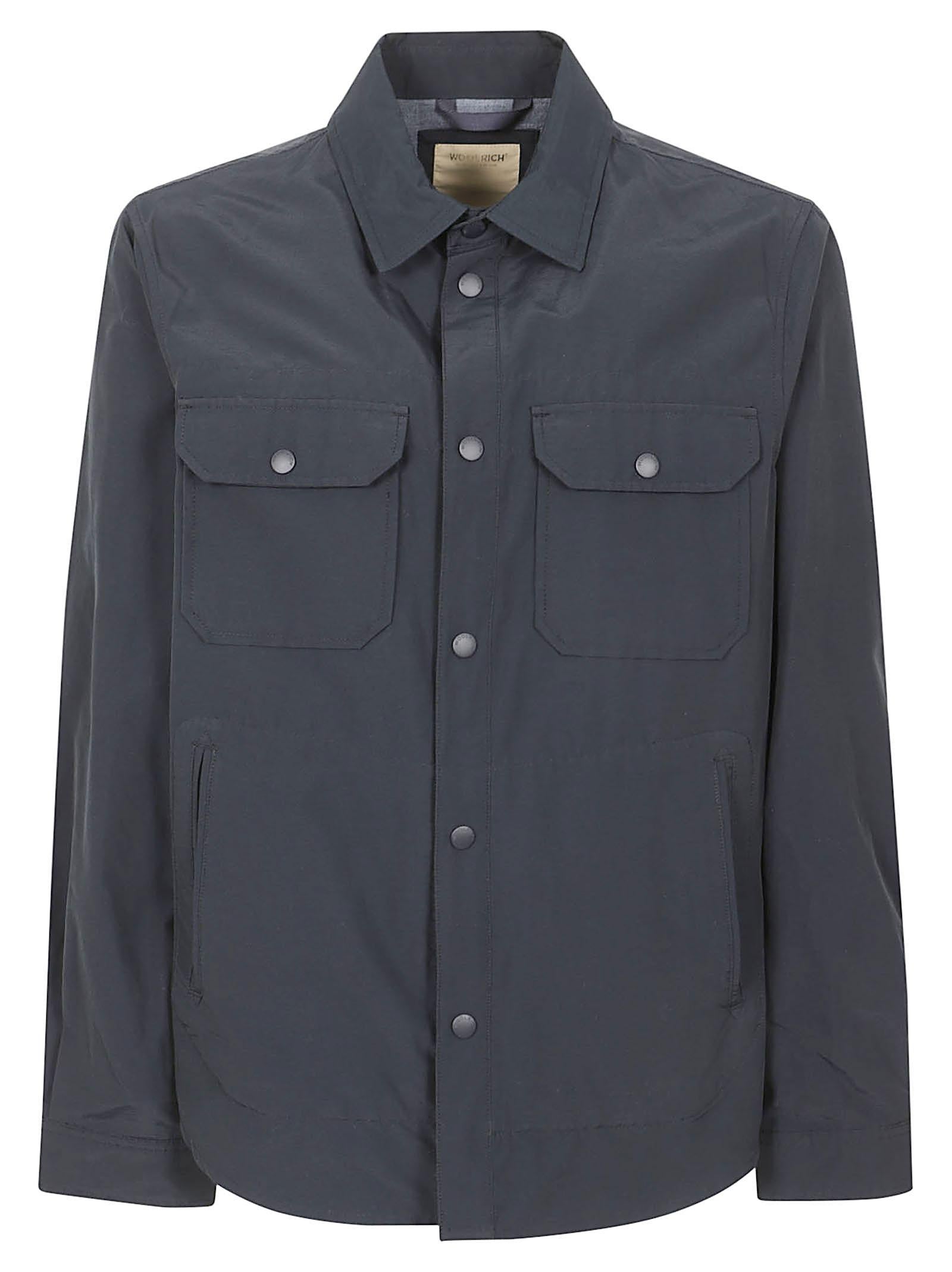 Giacca uomo CFWOOS0186MRUT3662 MLB MELTON BLUE WOOLRICH 