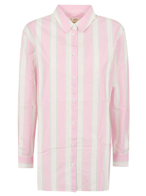 Camicia donna BRIGITTE 00897L COTTON SB BEACH STRIP  MC 2 