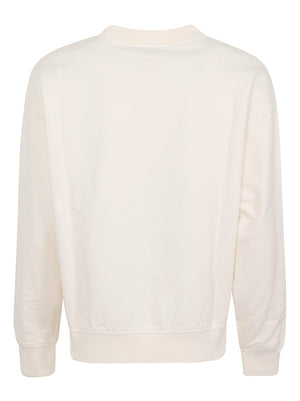 Felpa donna LV047E828G YBH WHITE GREIGE CALVIN KLEIN 
