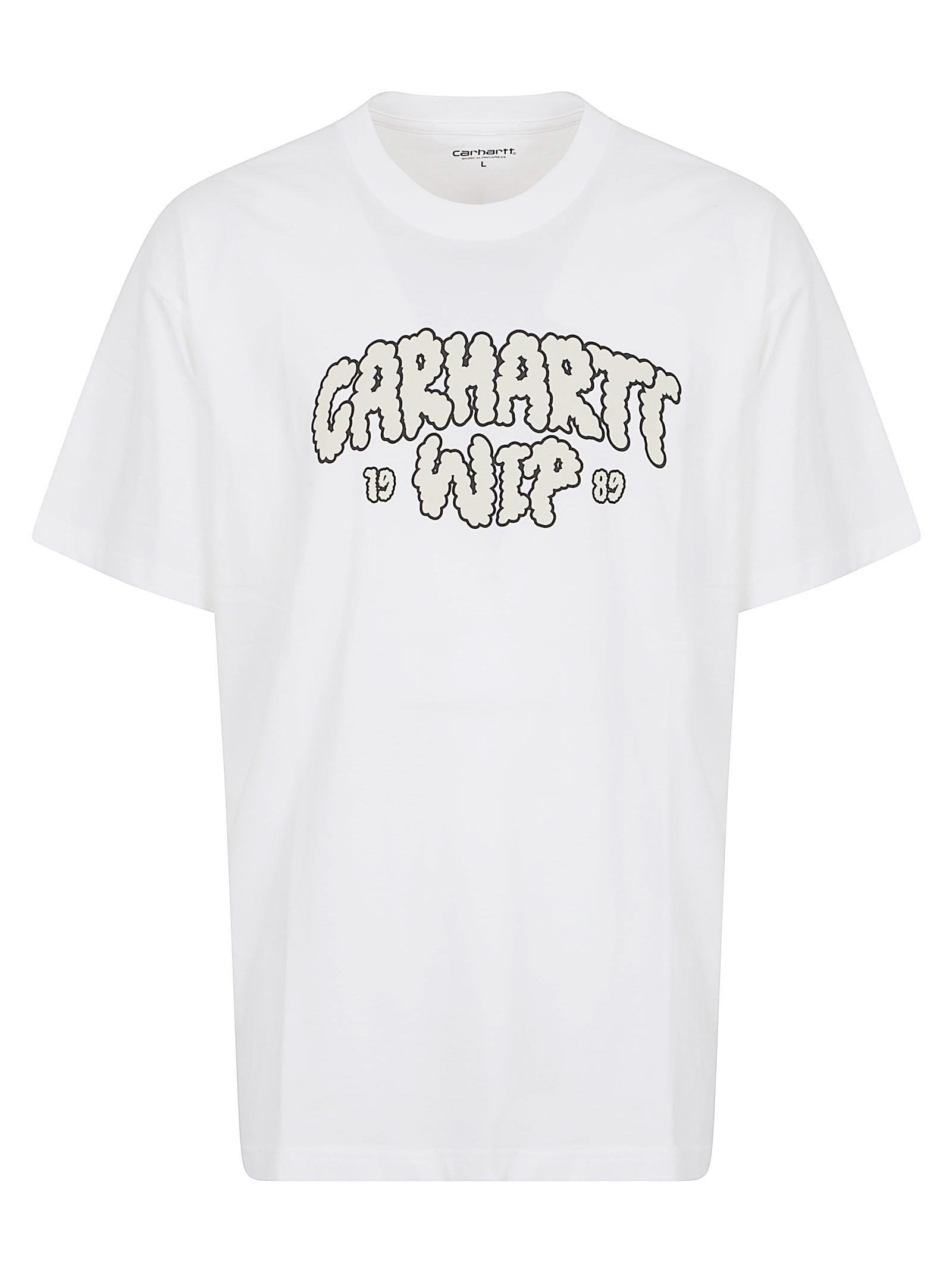 MAGLIETTA UOMO MANICA CORTA I036200 WHITE  CARHARTT 