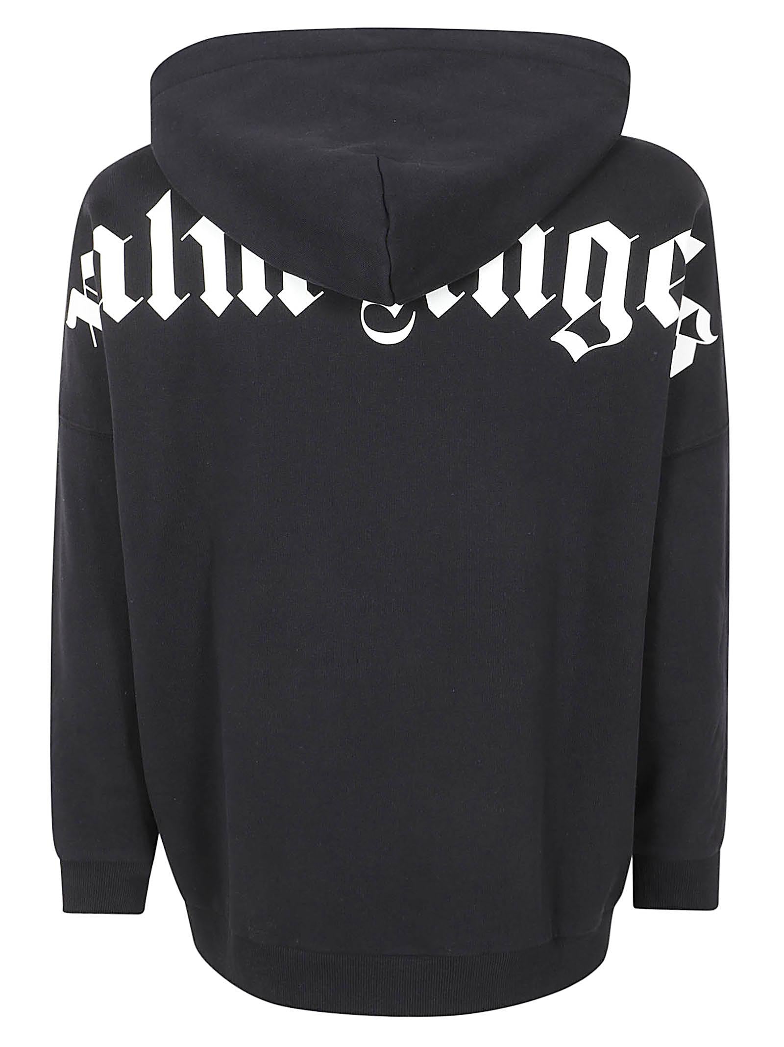 Felpa over uomo PMBB036S26FLE001 1003 BLACK-OFF WHITE PALM ANGELS 
