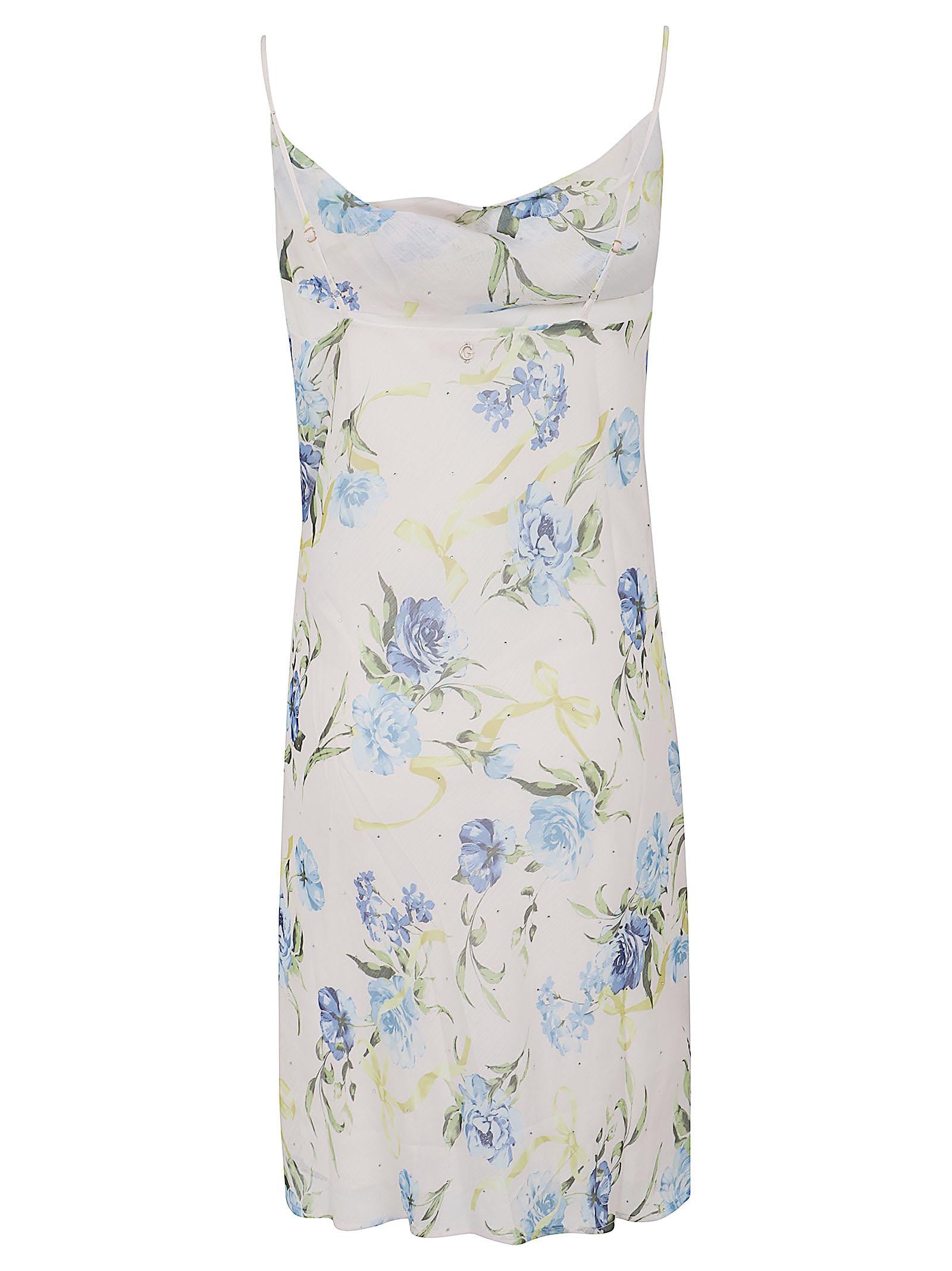 Abito donna W6GK27W1816 PMI9 RIBBON FLORAL PRINT GUESS 