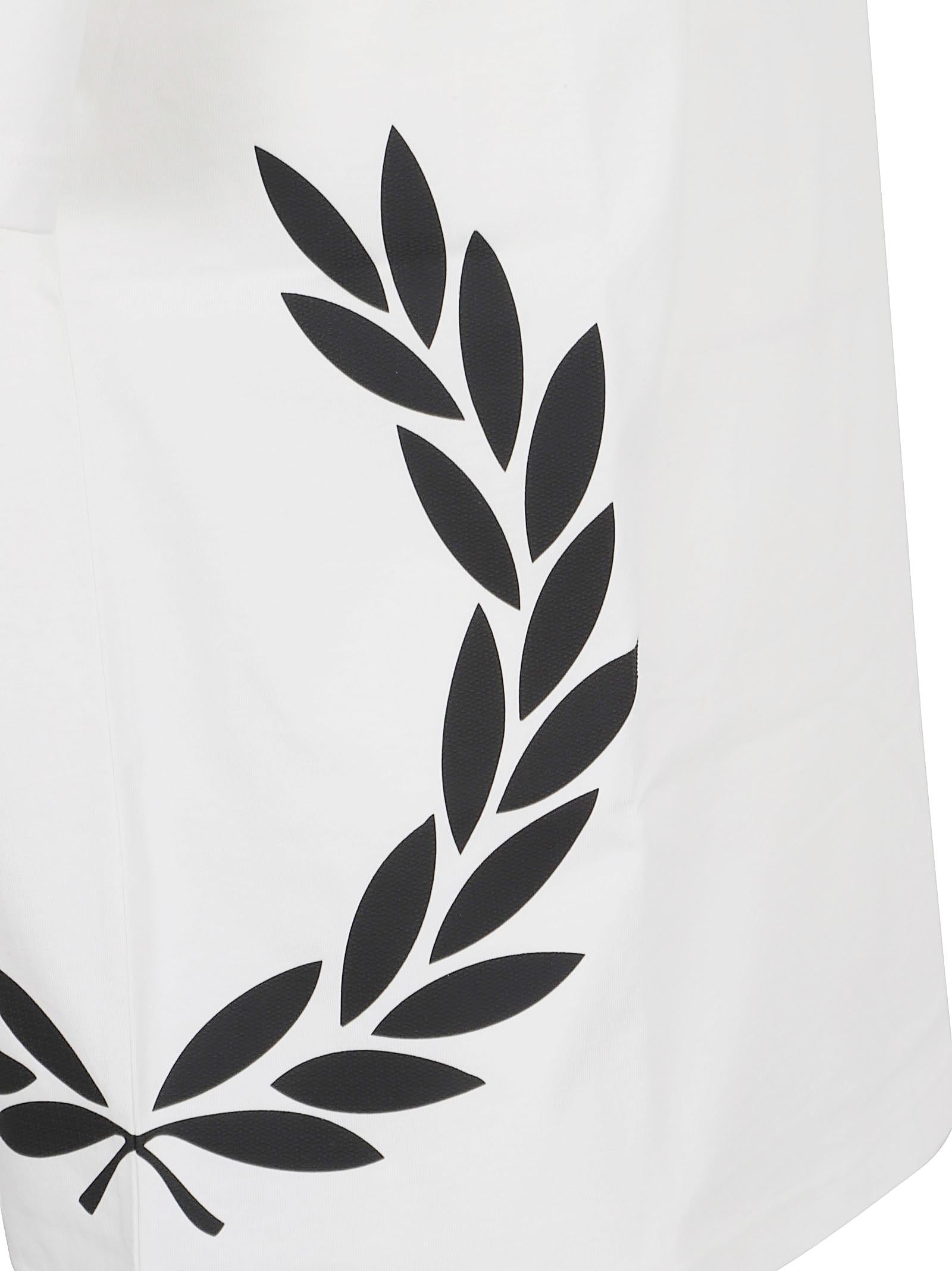 Maglia uomo a maniche corte FPM2440 129 Snow White FRED PERRY 
