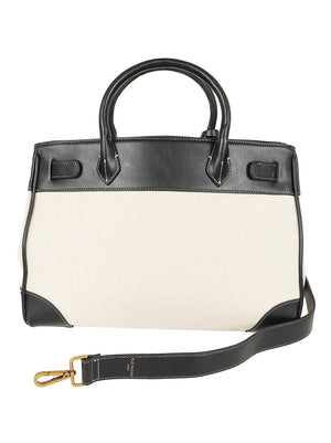Borsa donna RIVIERA TOTE CANVAS BLACK  RUE MADAM 