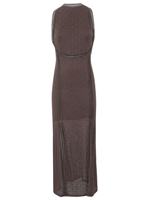 Abito stretch donna W6GK16K2953 G1EB REGAL BROWN GUESS 