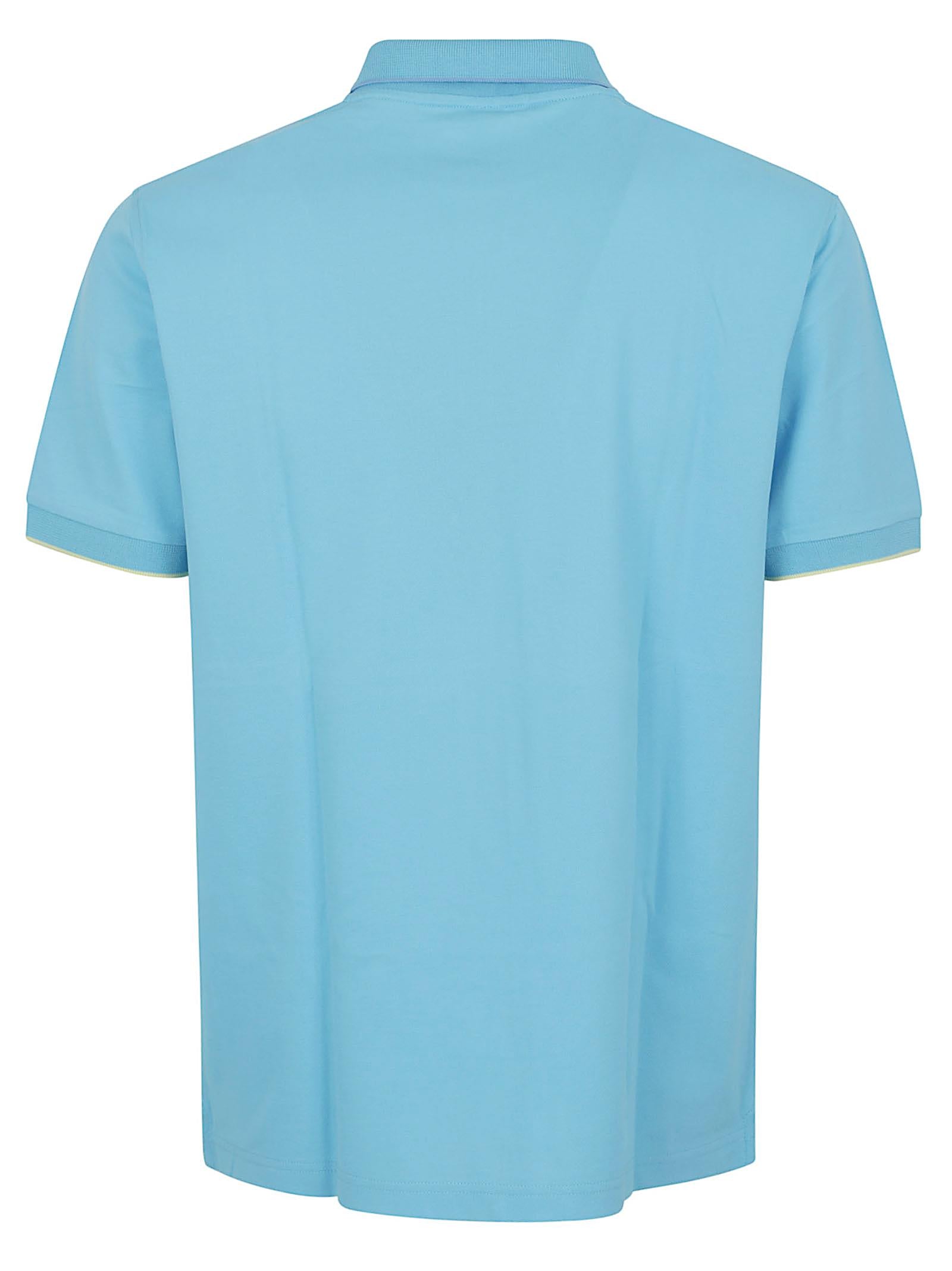 POLO UOMO<BR/> A35110 13 Turchese SUN68 