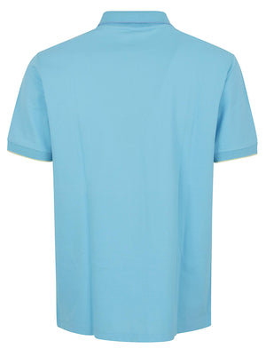 POLO UOMO<BR/> A35110 13 Turchese SUN68 