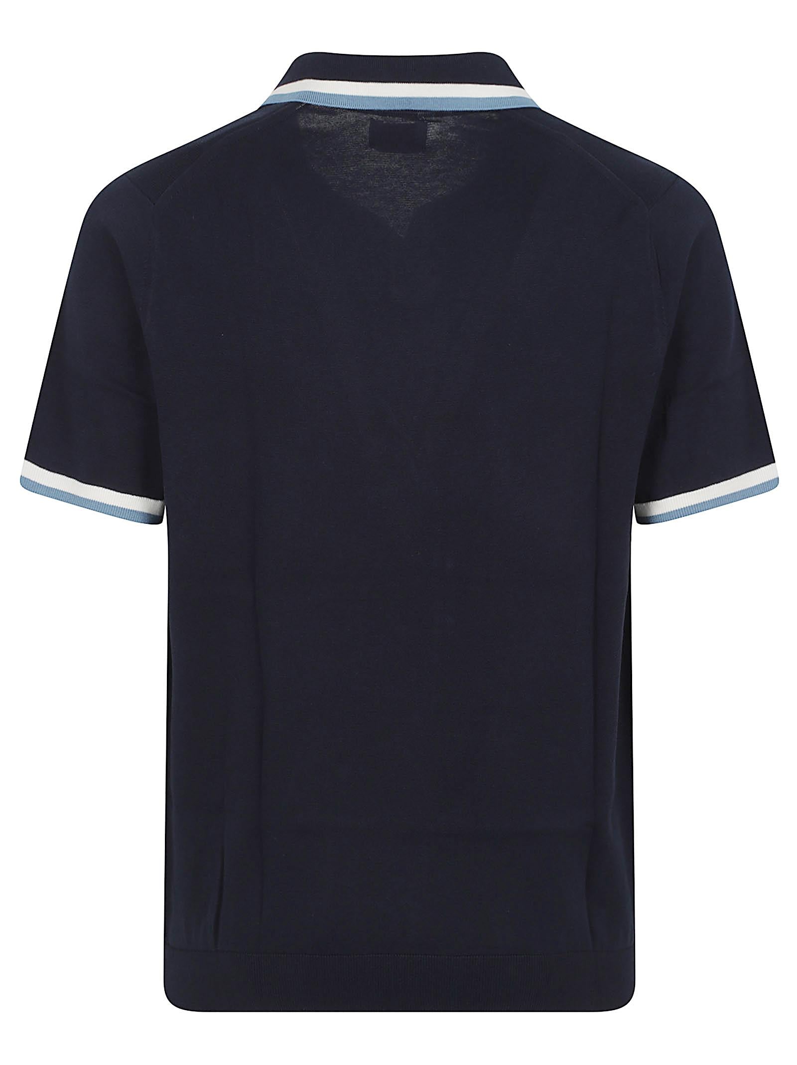 POLO UOMO K36111 07 NAVY BLUE SUN68 