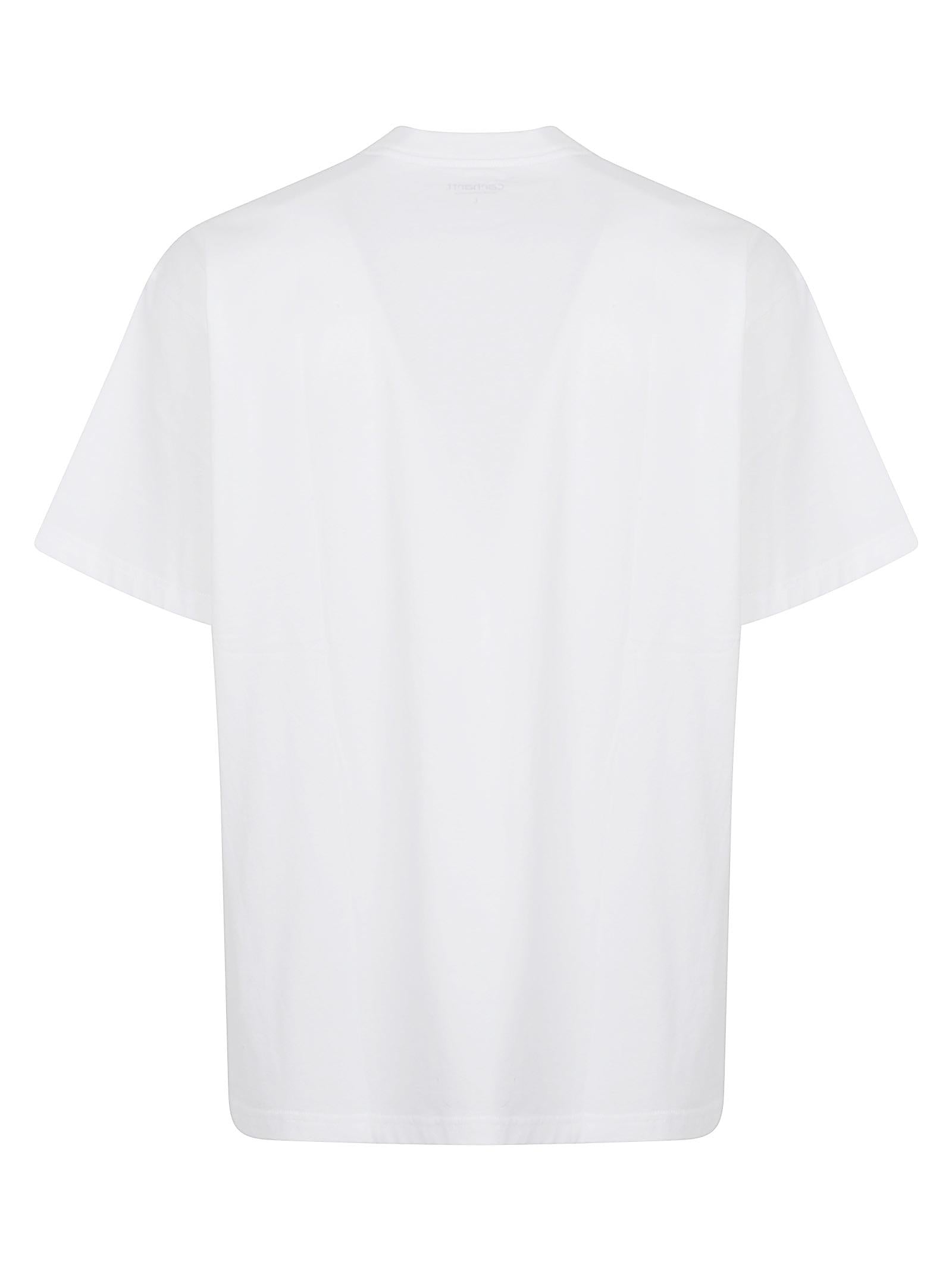 MAGLIETTA UOMO MANICA CORTA I036200 WHITE  CARHARTT 