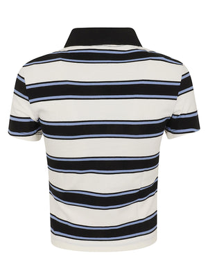 Polo donna DW0DW21931 0FB ECRU-MULTI STRIPE TOMMY HILFIGER 