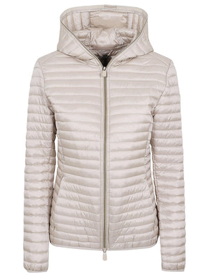 Giubbotto donna D33620W IRIS2240003 SAND BEIGE SAVE THE DUCK 