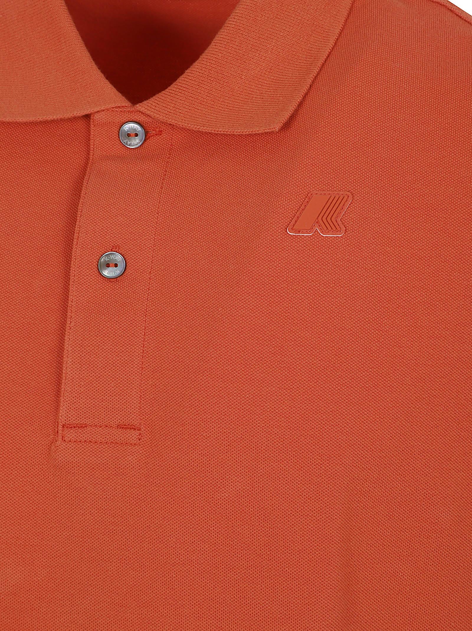 Polo uomo K5127BW 896 ORANGE BROWNISH  KWAY 